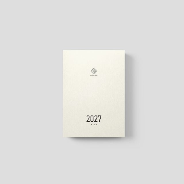 Small enough to carry with you, complete enough to hold a full year. MINI A6 brings yearly, monthly, and weekly planning into a compact format, giving schedules, brief reflections, and the small things worth remembering a place to stay.

Some things are already planned; many more have yet to unfold. Clear structure keeps time easy to read without prescribing how each page should be used, so daily life can gradually take shape in your own way.