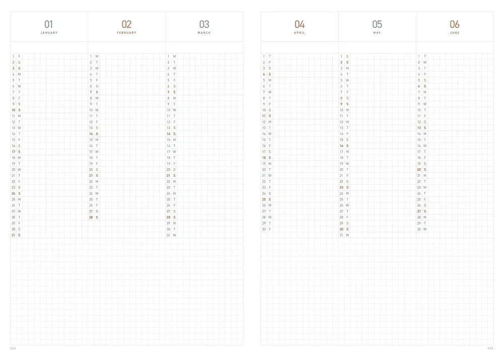 Take A Note 2027 Regular Planner A5 English Version