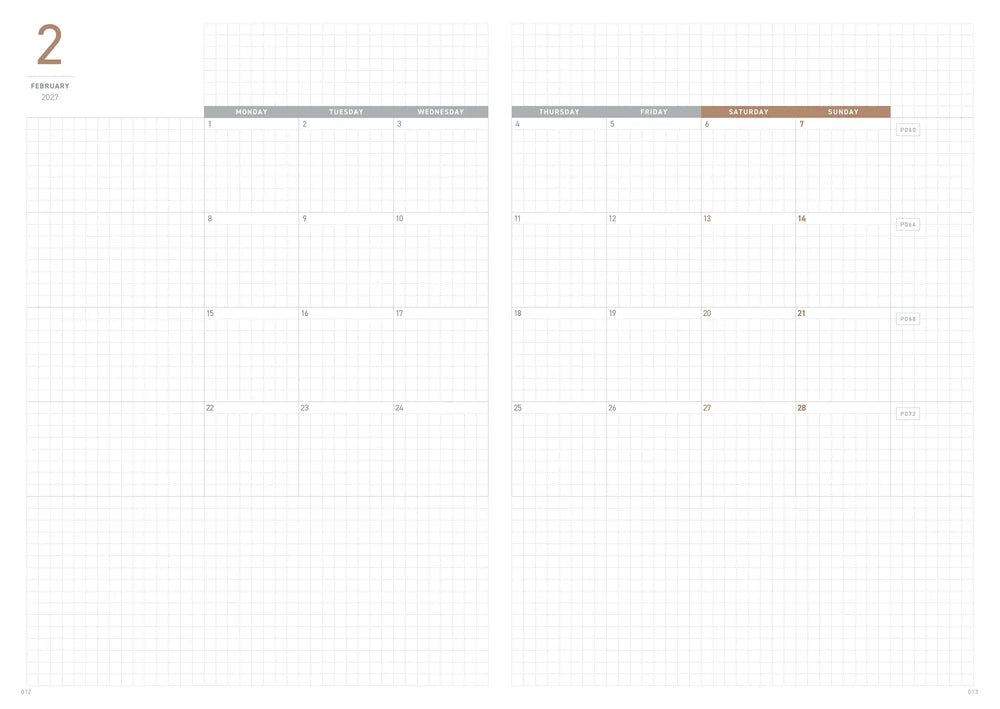 Take A Note 2027 Regular Planner A5 English Version