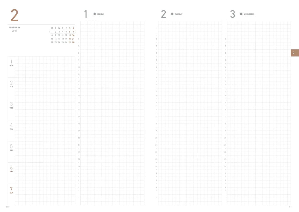 Take A Note 2027 Regular Planner A5 English Version