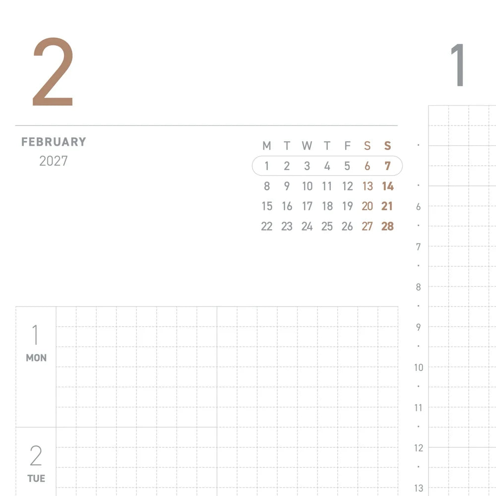 Take A Note 2027 Regular Planner A5 English Version