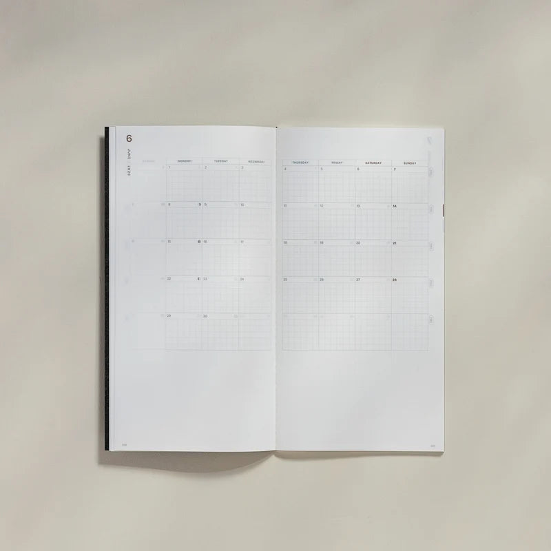 Make Space. Let Life Take Shape.

Some plans need to be seen quickly. Others simply need a place to stay.

SLIM BIWEEK brings a full year of planning into a thin, light format that is easy to carry every day. With one week per page and two weeks across a spread, it keeps schedules, to-dos, and short notes clear—while leaving enough flexibility for plans to change along the way.