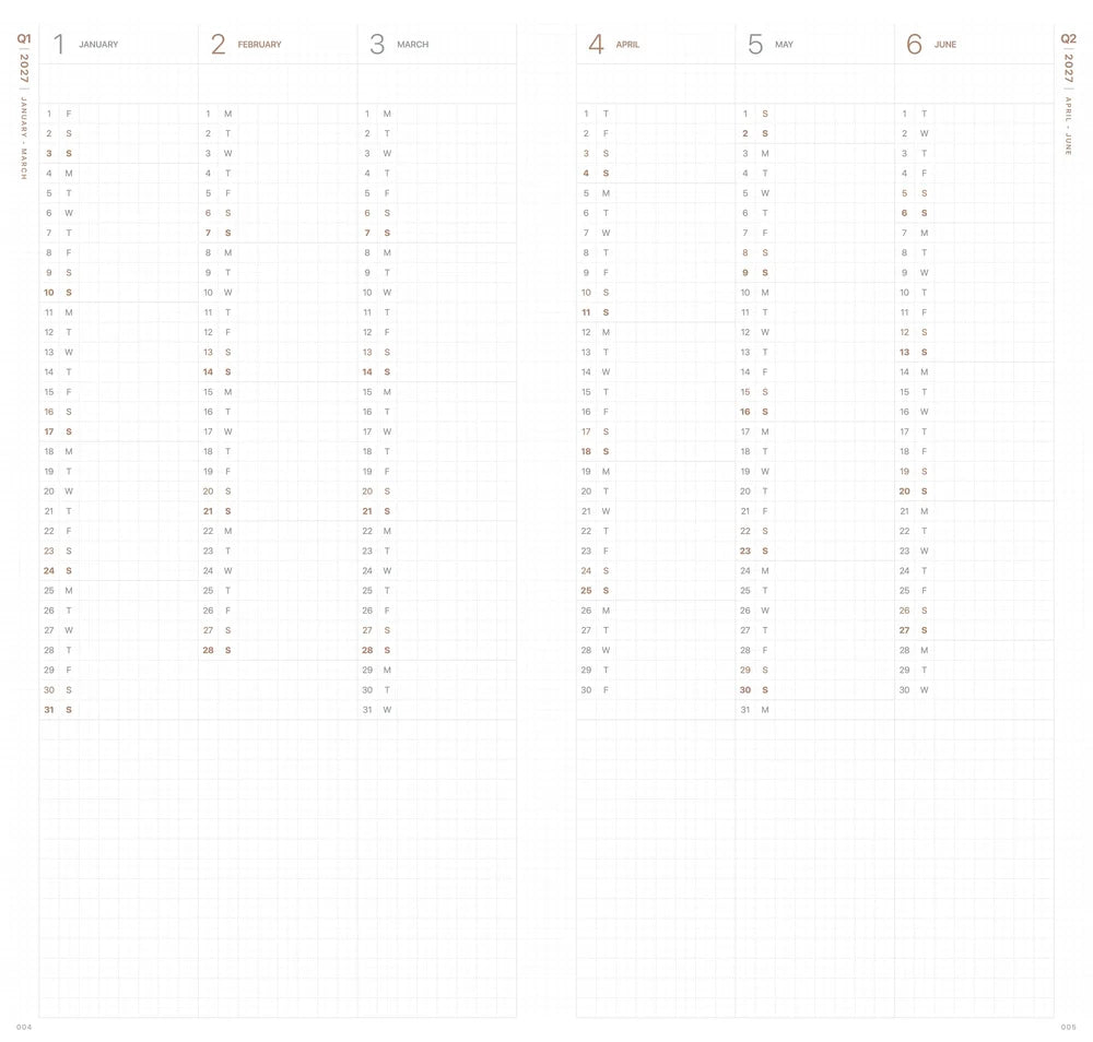 Take A Note 2027 Slim Biweek Planner