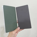 RECORD series exclusive transparent book cover, can hold 1 MASTER bullet notebook, or 2 LITE notebooks.
The outside is transparent PVC, and the folds on both sides are matte PVC, which will not stick the memo pad paper and stickers.
The four corners of the book cover are specially designed with rounded corners to make the book cover and notebook more compliant.
20 x 17.5cm

Clear Cover Only