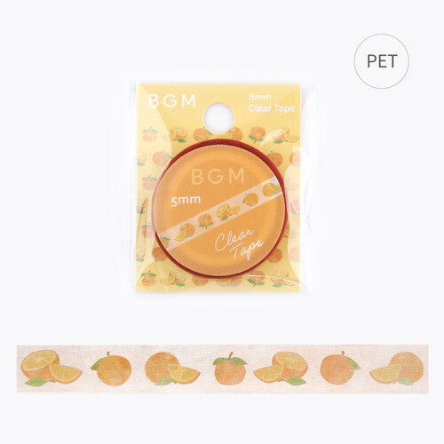 BGM Orange Tangerine Slim PET Tape
