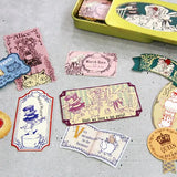 Alice Tea Party Sticker Tin