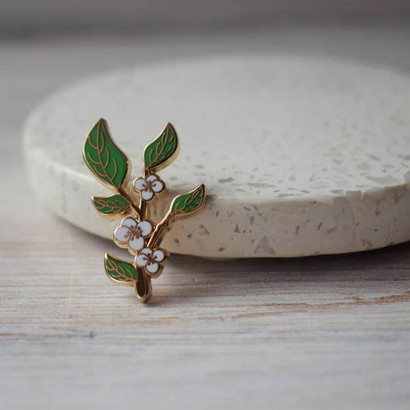 Tea Thoughts Camellia Sinensis Enamel Pin