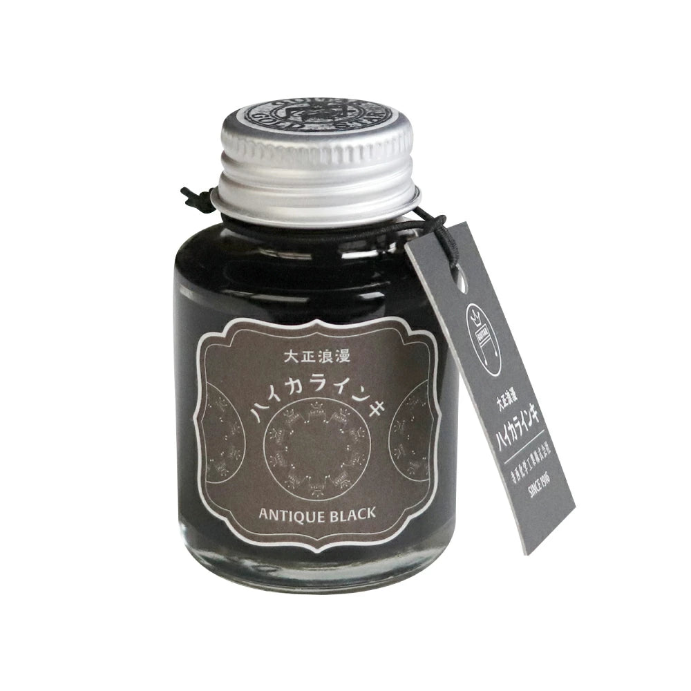 Teranishi Guitar Taisho Romance Haikara Ink - Antique Black - 40ml