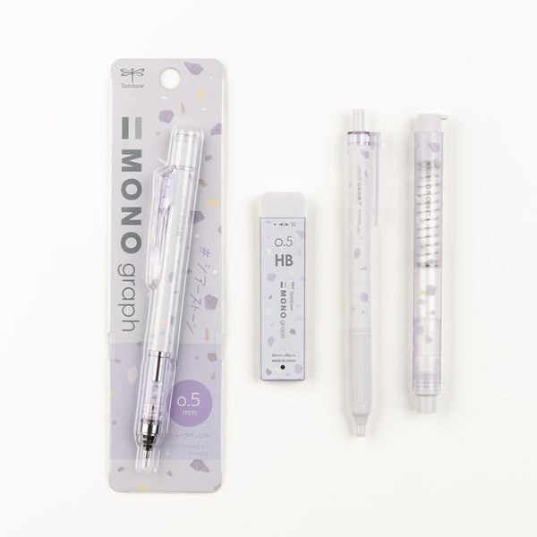 Tombow Terrazzo Stationery Collection Pale Purple