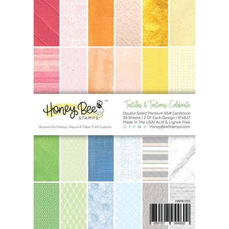 Bring a splash of fun and color to your cards and paper crafts with our exclusive 6"x8.5" cardstock pads! Featuring 24 double-sided sheets with 24 coordinating patterns, this versatile paper pad is perfect for any celebration. Crafted from high-quality smooth satin finish 65# cover cardstock, it offers a luxurious feel while being acid and lignin-free for lasting quality. Proudly made with love in the USA!