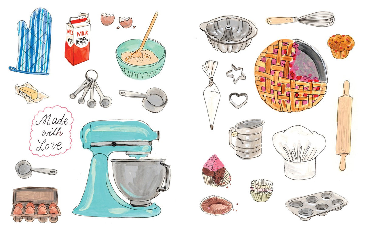 1000+ stickers from beloved illustrator and author Julia Rothman

Join illustrator Julia Rothman for a wild romp through her world of everyday objects, animals, and more.