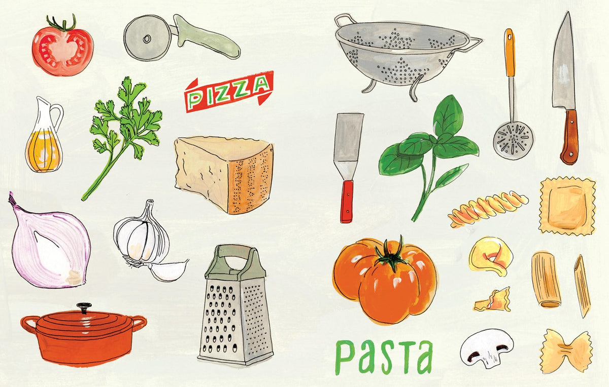 1000+ stickers from beloved illustrator and author Julia Rothman

Join illustrator Julia Rothman for a wild romp through her world of everyday objects, animals, and more.