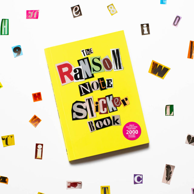 Kids Ransom Note The Ransom Note Sticker Book – Little Craft Place