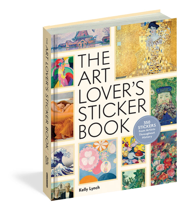 Experience the fascinating world of art like never before with these stickers of beautiful pieces from throughout history.

Organized by 13 chapters (Frills and Fringe; Heaps of Hats; City Life), the book offers stickers featuring lesser-known works and the greats, such as Van Gogh's Almond Blossom, Vermeer's Girl with a Pearl Earring, Cassatt's Mother and Child, Van Eyck's The Arnolfini Portrait, Hokusai's The Great Wave, and so many more.&nbsp;Accompanying each image is a caption that details the artist, 