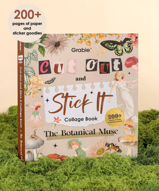 Immerse yourself in an artistic realm where nature and enchantment intertwine with this luxuriously thick collage book! Featuring curated artworks from 22 master artists across 200+ pages of diverse premium papers, we invite you on a captivating journey themed "The Botanical Muse" – unlocking infinite possibilities for art, journaling, and timeless creative delight!


We've divided this collage book into five captivating sections:
 * The Ethereal Gate 
 * The Flora's Tapestry 
 * Beneath the Boughs 
 * The 
