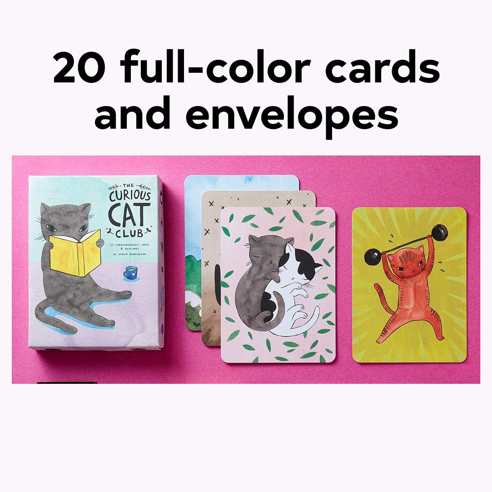 The Curious Cat Club Correspondence Cards