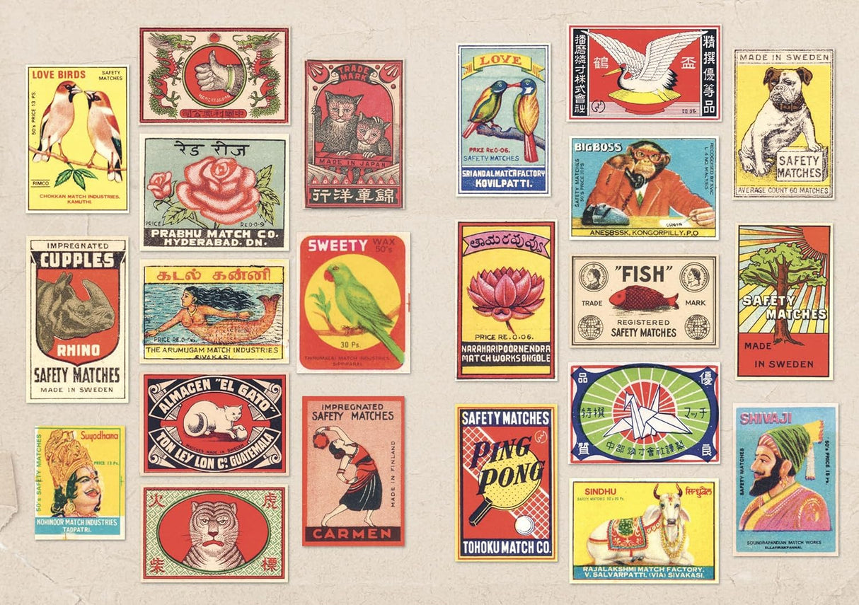 With hundreds of sticky curiosities ready to beautify your junk journal or collage, this book is the perfect companion to The Ransom Note Sticker Book. This cute little sticker book is packed with extraordinary images that can be used for scrapbooks, journals, collaging, and many other creative pursuits.

The stickers are all vintage illustrations. There are 40 spreads of stickers, over 600 altogether, presented in categories and interspersed with quirky vintage backgrounds. Examples include: Vintage cute t