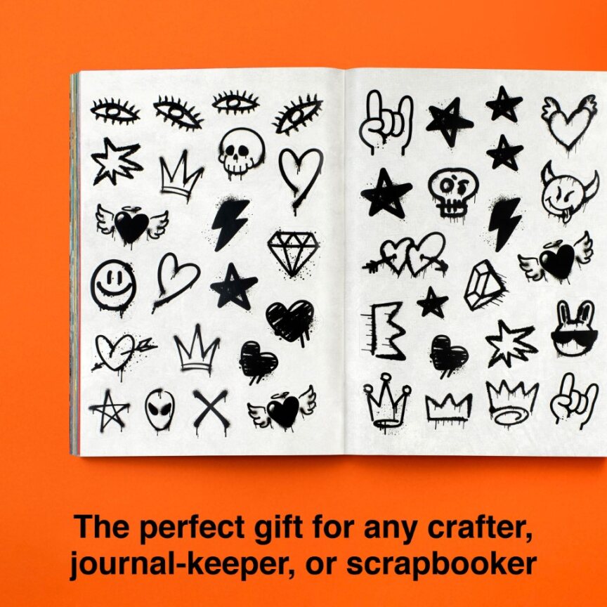 The Graffiti Alphabet Sticker Book – Little Craft Place