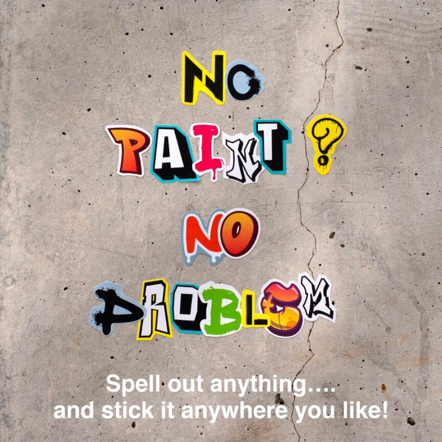 The Graffiti Alphabet Sticker Book