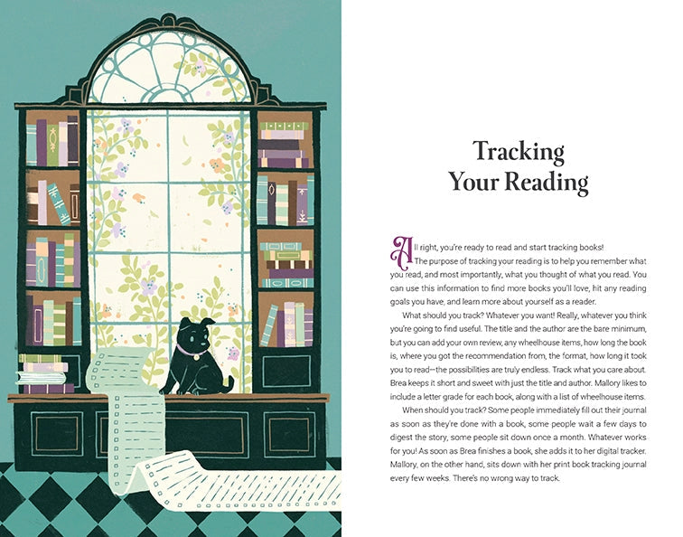 Brea and Mallory, passionate bibliophiles, and hosts of the Reading Glasses podcast are not too shy to admit that the book-lovers community can easily get a bit snobby and pretentious. Many people with the desire to read get lost in the smog of countless sources commanding how much you should be reading and what you must keep on your shelves. Take in a breath of fresh air with The No-Pressure Book Journal. This journal is carefully designed to help people read better by finding and achieving their reading g