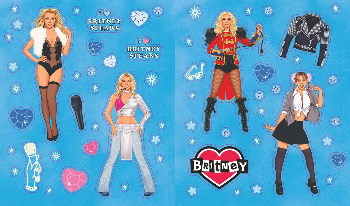Gimme more (stickers)! Celebrate the pop culture icon and music hit-maker with 500+ bold and vibrant stickers that feature photography, lyrics, artwork, and more. This product is officially licensed with the superstar's management!