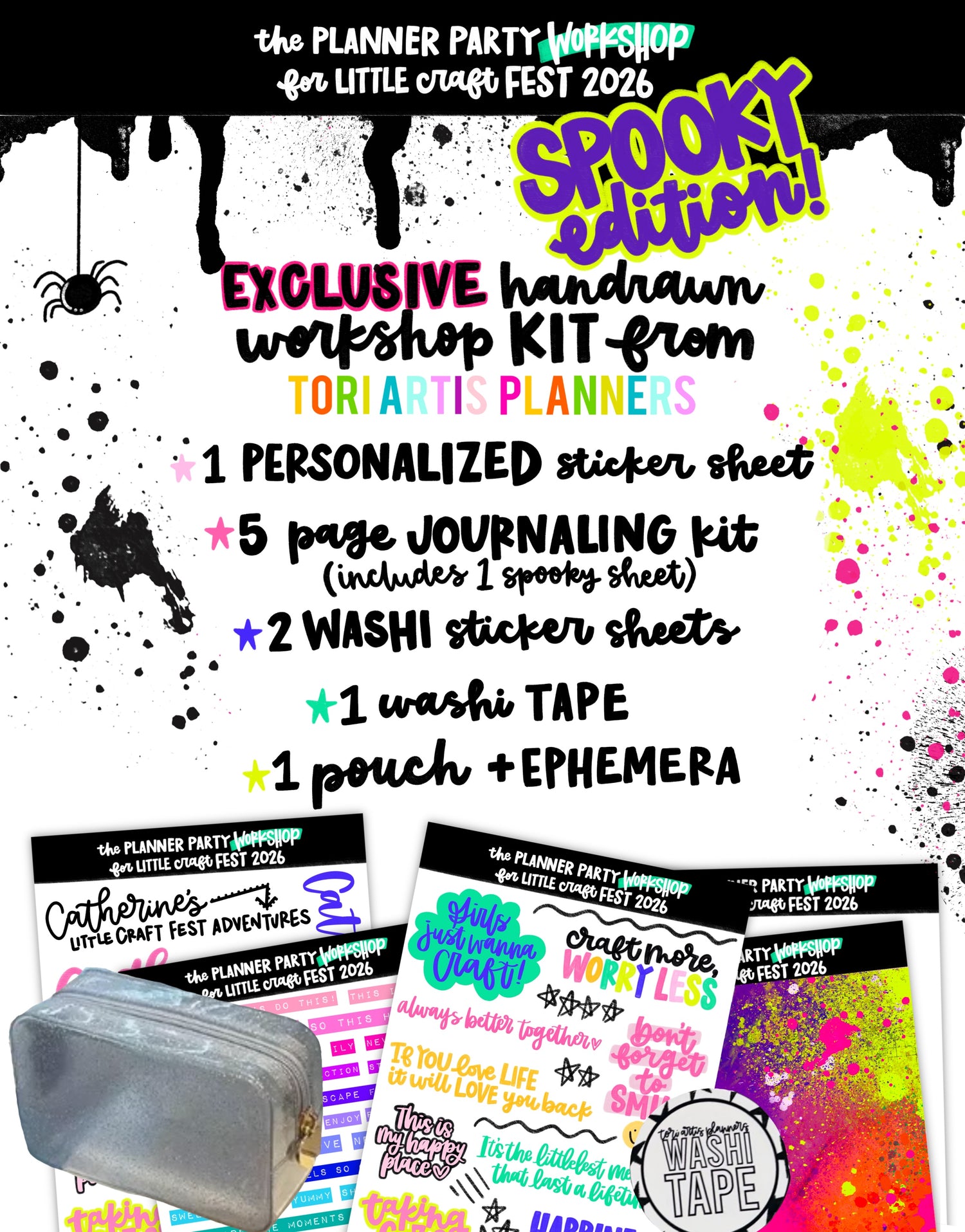 The Planner Party Workshop: Spooky Edition with Tori Artis