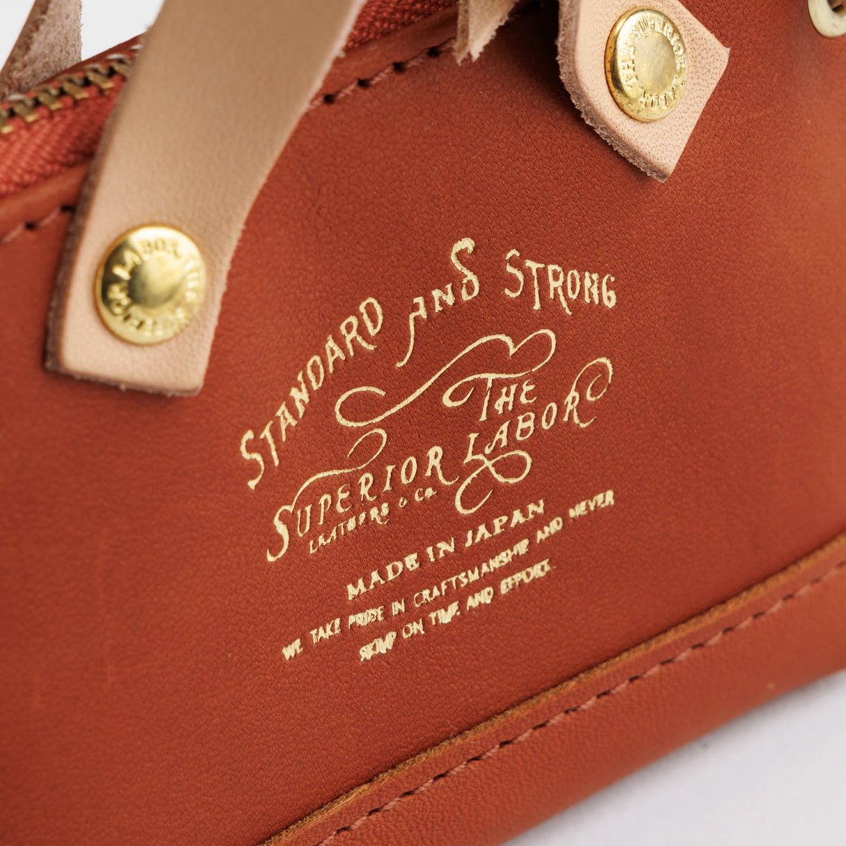 The SUPERIOR LABOR All Leather Engineer Key Case

This is a key case made as a miniature version of our engineer bag.

Previously, it was made using the same canvas as the full-size engineer bag,but this time it’s back in all-leather.

It’s crafted to be more durable and long-lasting, so you can enjoy it for years to come.

Size: W12.5×H8×D3cm
About the Leather – Japanese Glove Leather

Made from durable and supple Japanese glove leather, known for its lightness and strength.

Originally used for baseball g