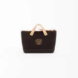 We made a miniature version of our engineer bag as a key case,and somehow, this one turned out a little bigger.

Still, the plump, playful leather pouch is fun to carry and somehow even looks delicious.

It’s sized to fit a paperback or an A6 notebook.

Size: W19.5×H12.5×D4.5cm
About the Leather – Japanese Glove Leather

Made from durable and supple Japanese glove leather, known for its lightness and strength.

Originally used for baseball gloves, this leather is highly resistant to friction and becomes sof