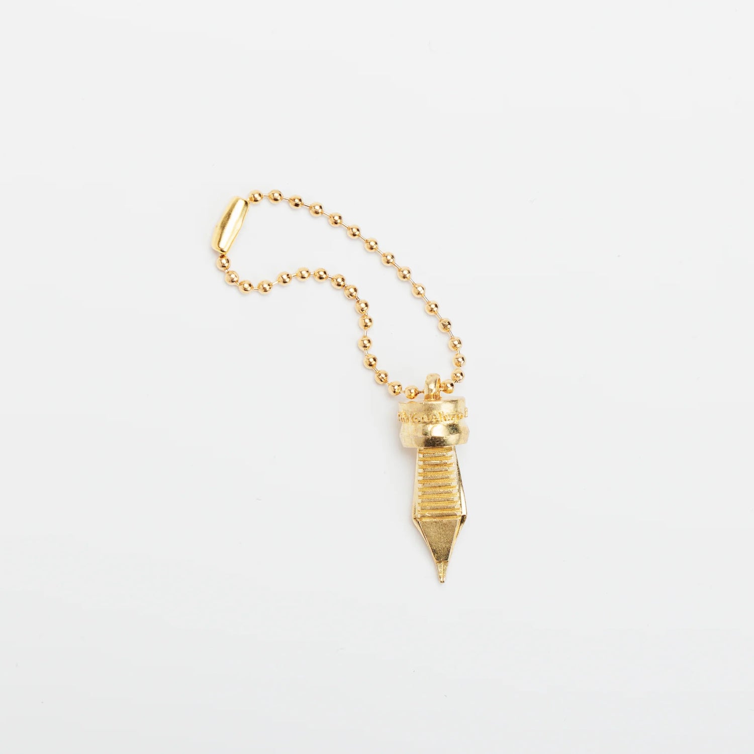 A Fountain Pen Nib Charm: Carried with Meaning

A solid brass charm meticulously shaped in the likeness of a classic fountain pen nib. Every intricate detail is beautifully captured, complete with the inspiring engraved message, "The Pens Will Be With You Always."

Equipped with a sleek ball chain, it attaches effortlessly to your bags, pouches, or key rings. Despite its petite size, it brings the distinct, rich texture and unmistakable presence that only genuine brass can provide.

As you use it, the brass