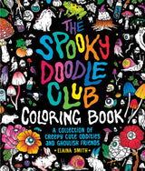 Calling all lovers of eerie aesthetics! This is your invitation to enter a delightfully dark world of pretty poisons, curious crystals, moon bunnies, freaky frogs, magical moths, mystical mushrooms, haunted trinkets, and unbound body parts. Each collage-style page of The Spooky Doodle Club Coloring Book is packed with hand drawn details waiting to be brought to life (or maybe even back from the dead) with a rainbow of colors.