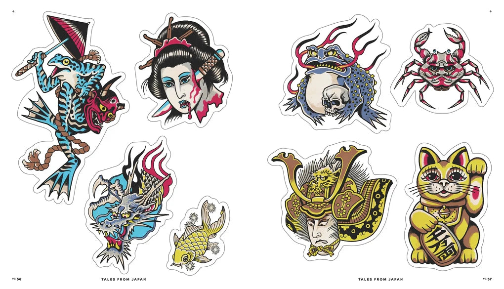 Packed with 150 beautifully illustrated stickers, this book celebrates the art of the tattoo. The designs range from the traditional to the contemporary, covering all the key styles and motifs. Discover hearts, sailors, pin-ups, skulls, roses, swallows as well as new and surprising compositions, all in Megamunden's signature style.