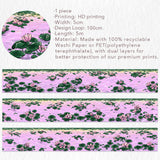 Immerse yourself in the serenity of dusk with the Lotus Silhouette Washi/PET Tape. This tape captures the quietest moment on the pond, right as the sun dips below the horizon. The design features elegant lotuses floating on calm water, their usual bright colors softened into a deep, romantic pink by the fading sunset light. These aren't just flowers; they are reflections of the sky, "blushing" in the twilight.