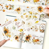 The Washi Tape Shop - Pre-cut Autumn Hues Wide PET Tape