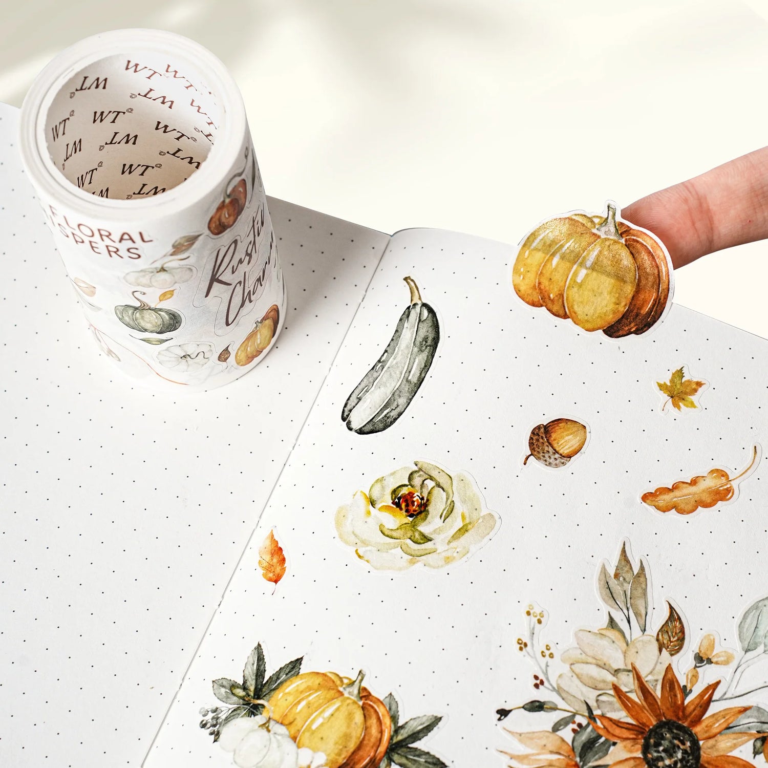 The Washi Tape Shop - Pre-cut Autumn Hues Wide PET Tape