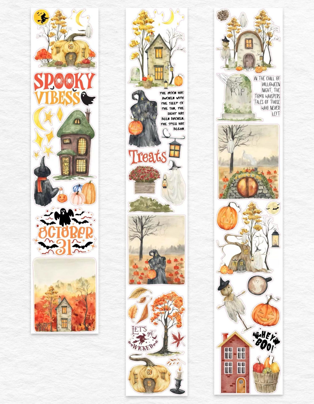 The Washi Tape Shop - Pre-cut Haunted Harvest PET Tape