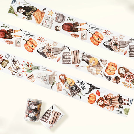 The Washi Tape Shop - Pre-cut Pumpkin Spell Wide PET Tape