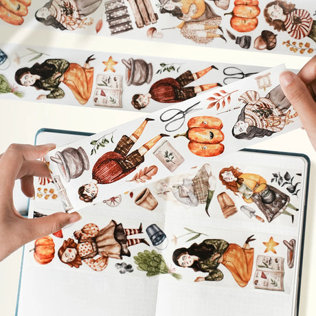 The Washi Tape Shop - Pre-cut Pumpkin Spell Wide PET Tape