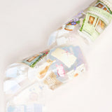 Celebrate the season of new beginnings with a design that marries architecture and nature. Our Spring Café Wide Tape is a watercolor love letter to the season, featuring quaint cafe facades almost hidden behind explosions of pastel bouquets and greenery.