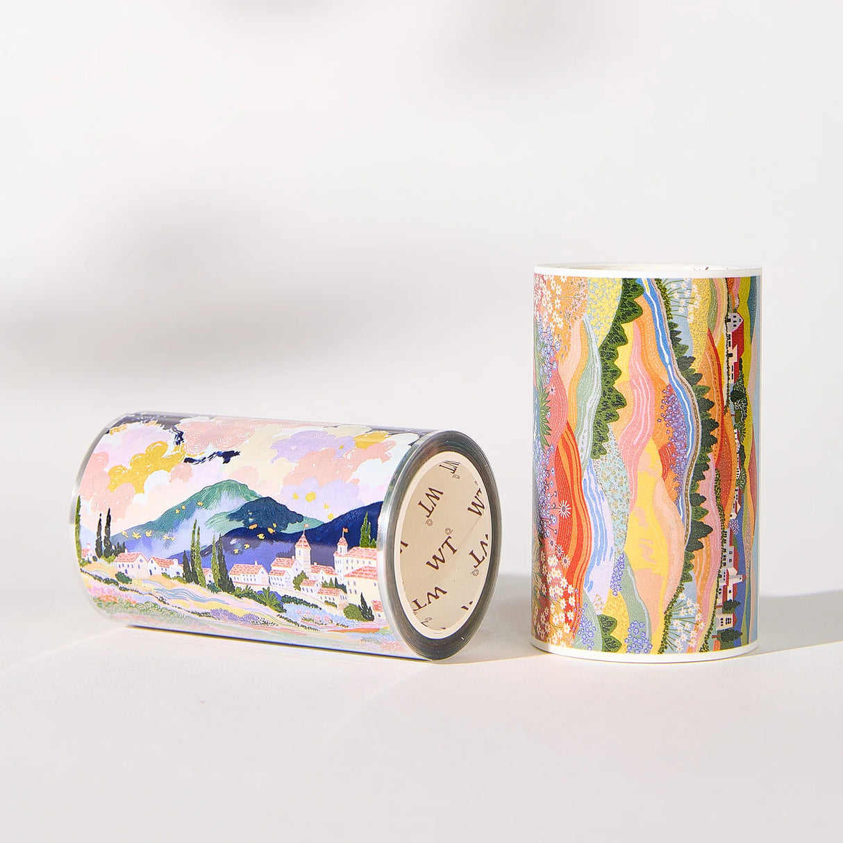 Turn your journal pages into a moving art gallery with the Spring Canvas tape. True to its name, this wide tape features exquisite, hand-painted watercolor artwork that captures the fluid beauty of nature in bloom.