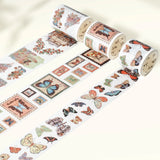 Love butterflies? Obsessed with vintage stamps? This one’s for you. Our Stamped Wings Washi Tape Sticker Set brings together dreamy butterflies, delicate florals, and charming postal vibes — all wrapped up in a washi tape that peels off like stickers! Perfect for decorating letters, journals, planners, or anything else that could use a flutter of whimsy and a sprinkle of nostalgia.