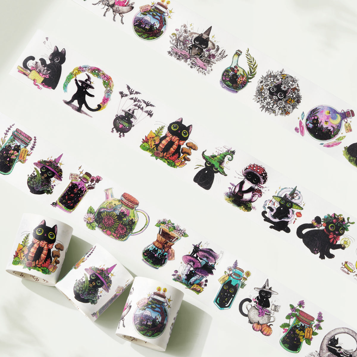 The Washi Tape Shop Midnight Mischief Washi Tape Sticker Set