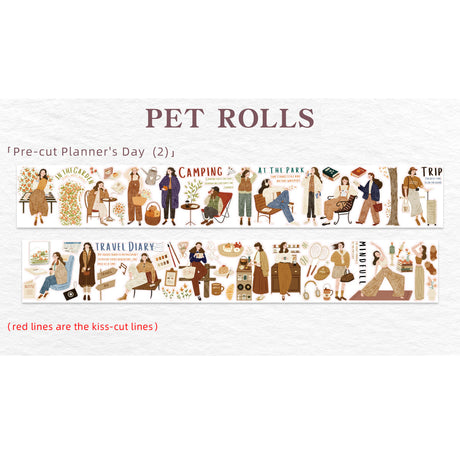 The Washi Tape Shop Pre-cut Planner's Day PET Tape 2