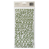 Thickers Glitter Foam Stickers Eclair - Cucumber
