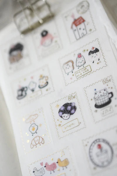 Black Milk Project - This Moment Washi Sticker Sheet with Gold Foil