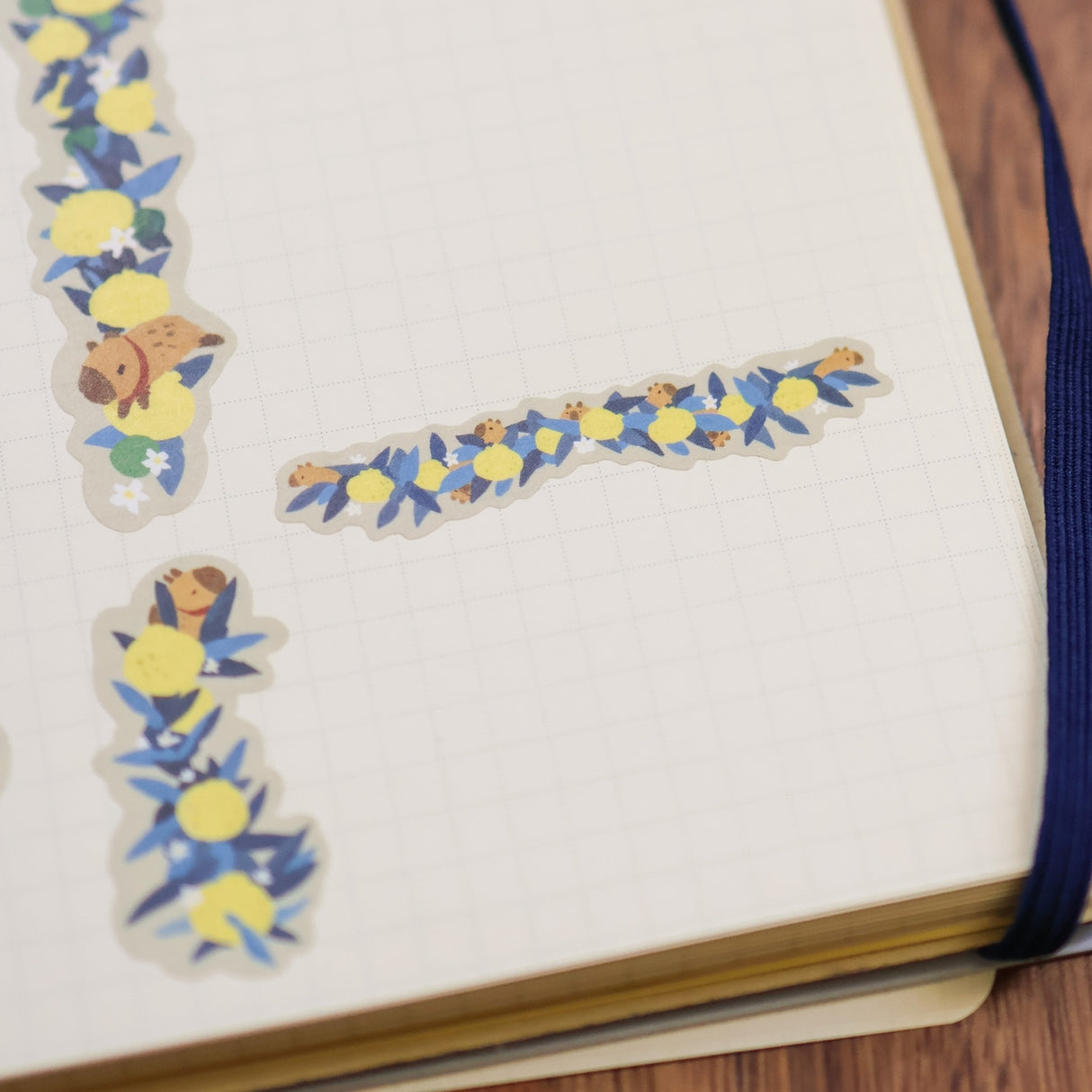 Thousand Skies Kiss Cut Washi Tape - Yuzu Thief Capy