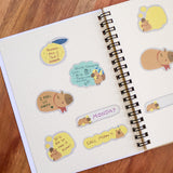 Thousand Skies Paper Roll Labels (Kiss Cut) - Capybara