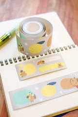 Thousand Skies Paper Roll Labels (Kiss Cut) - Capybara