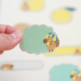 Thousand Skies Paper Roll Labels (Kiss Cut) - Capybara