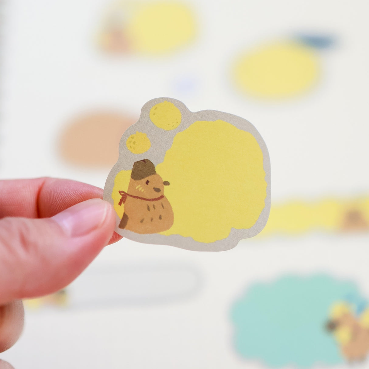 Thousand Skies Paper Roll Labels (Kiss Cut) - Capybara