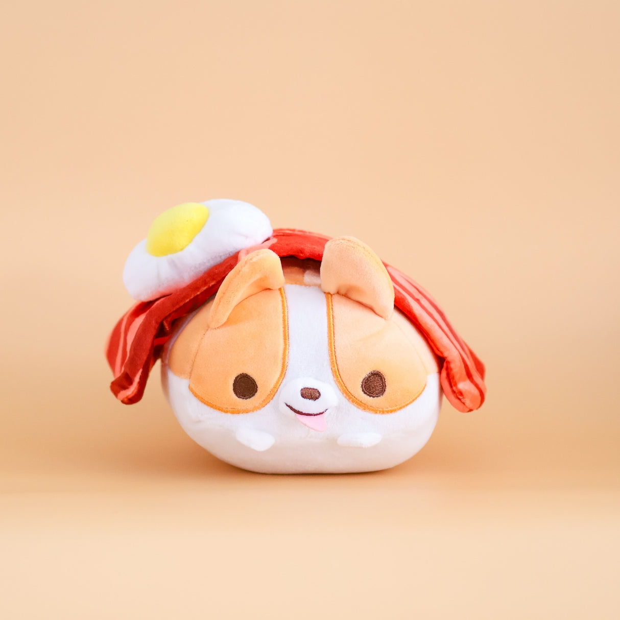 Super Fluffy Corgi - Bacon and Egg Plushie